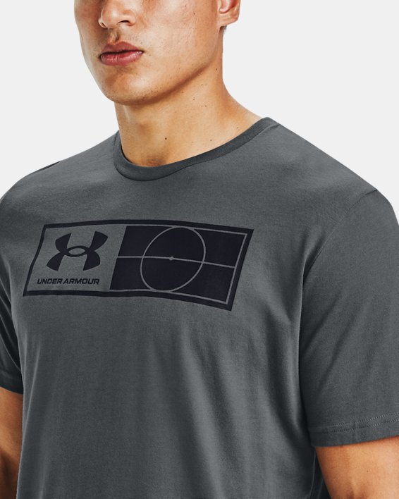 Men's UA Tag T-Shirt, Gray, pdpMainDesktop image number 2